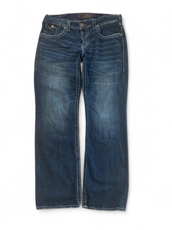Other - Early 2000s grunge 1921 western globe works dark wash bootcut jeans